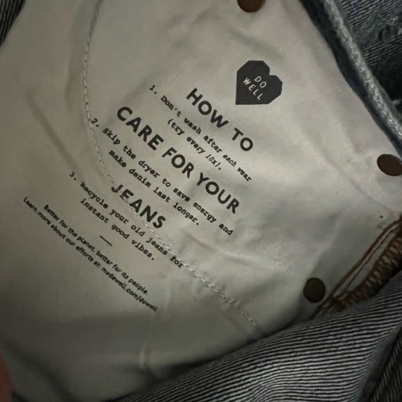 Madewell The Dean with White Floral Print. - Picture 5 of 6